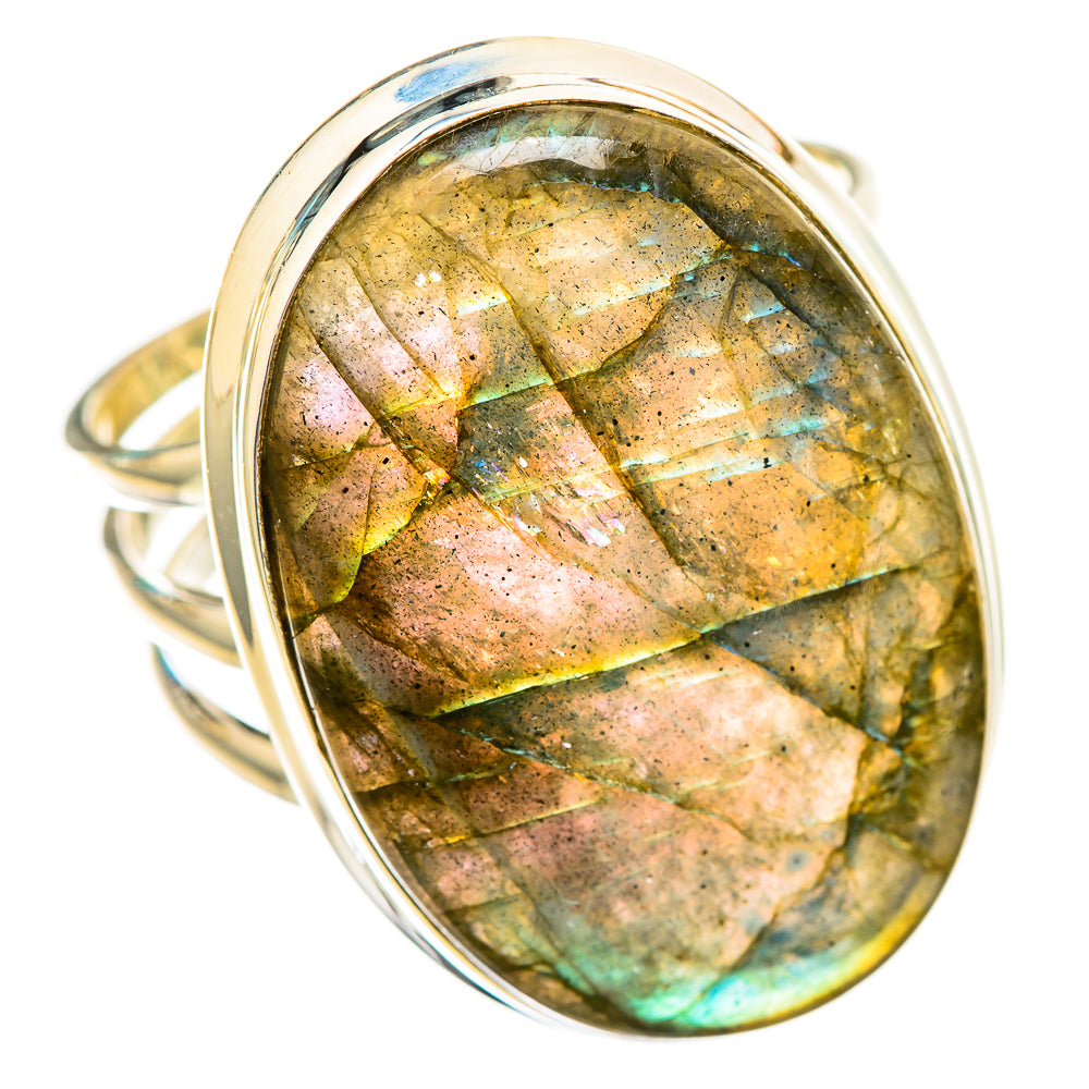 Labradorite Rings handcrafted by Ana Silver Co - RING115862 - Photo 2