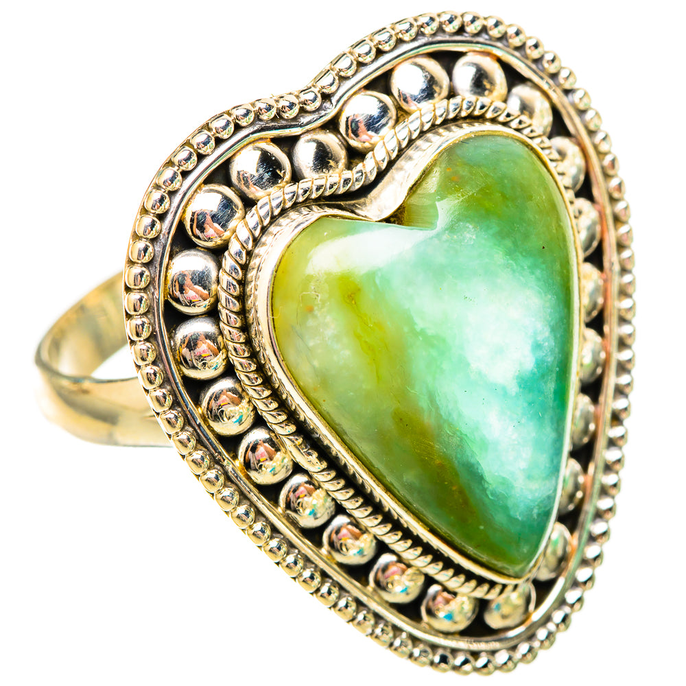 Peruvian Opal Rings handcrafted by Ana Silver Co - RING115878 - Photo 2