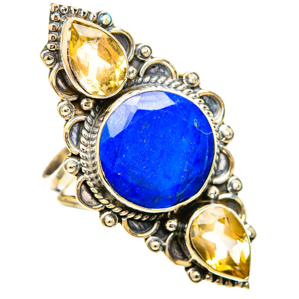 Lapis Lazuli Rings handcrafted by Ana Silver Co - RING115891 - Photo 2