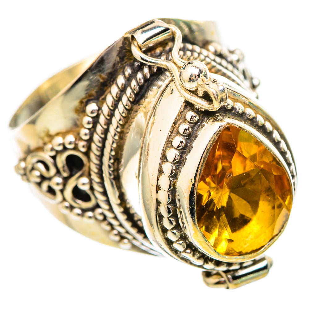 Citrine Rings handcrafted by Ana Silver Co - RING115903 - Photo 2