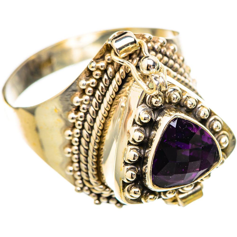 Amethyst Rings handcrafted by Ana Silver Co - RING115909 - Photo 2