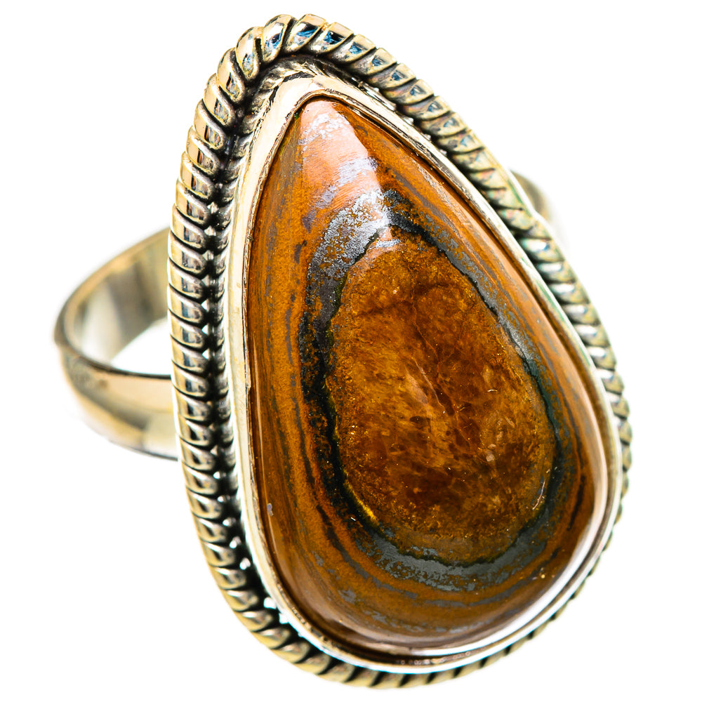 Tiger Iron Rings handcrafted by Ana Silver Co - RING115928 - Photo 2