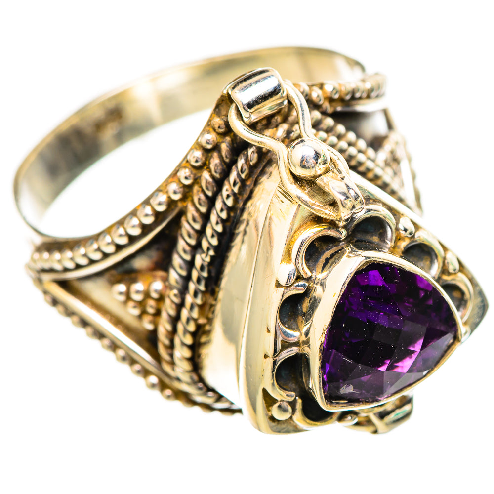 Amethyst Rings handcrafted by Ana Silver Co - RING115935 - Photo 2