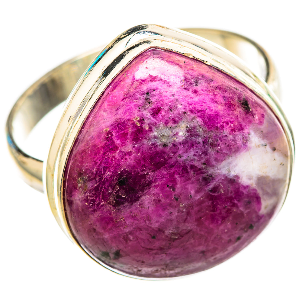 Ruby Fuchsite Rings handcrafted by Ana Silver Co - RING115958 - Photo 2