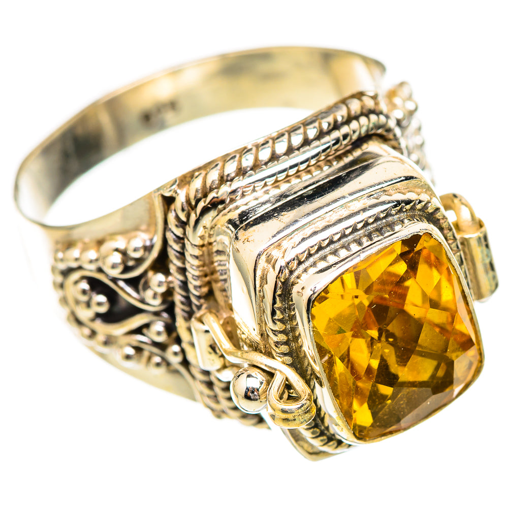 Citrine Rings handcrafted by Ana Silver Co - RING115977 - Photo 2