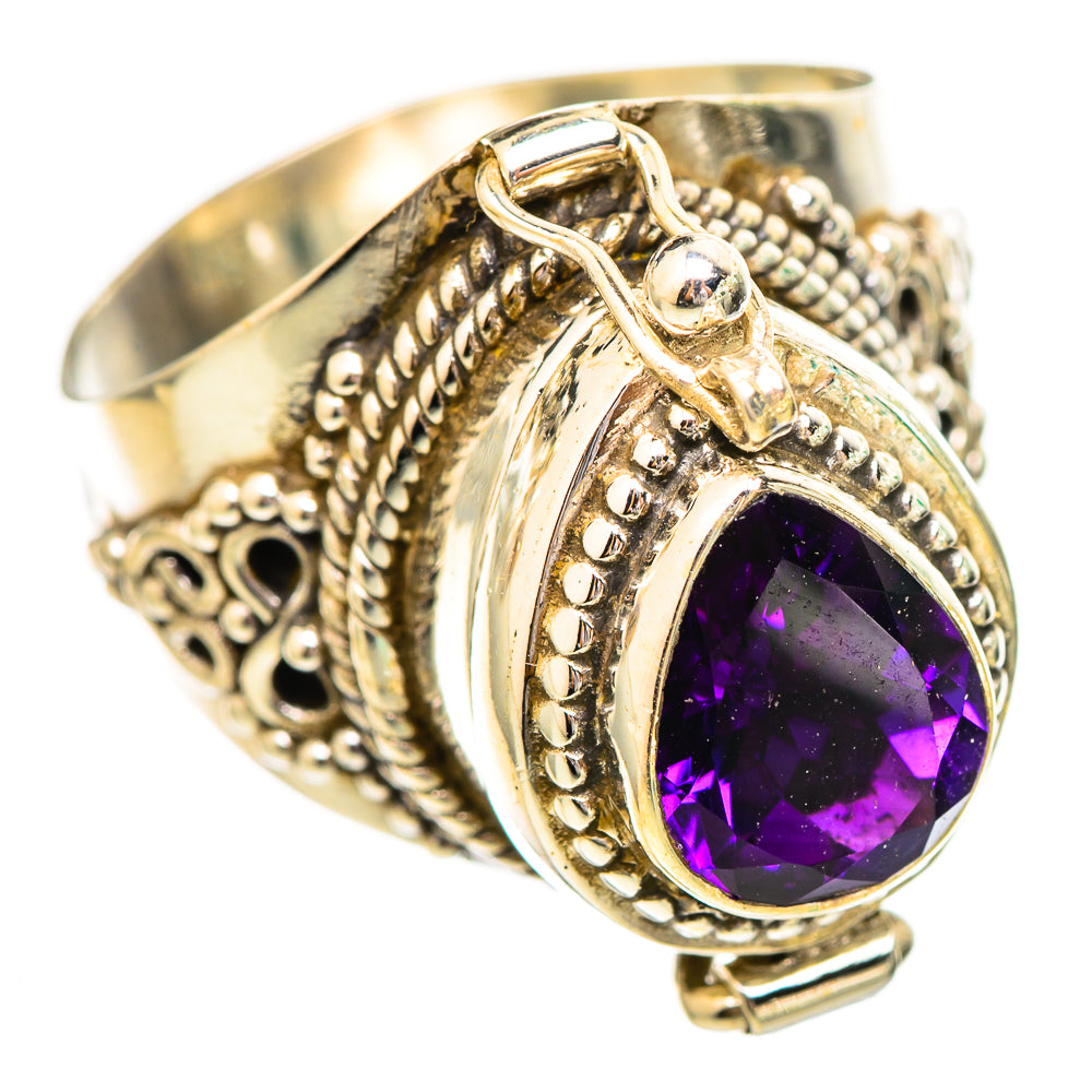 Amethyst Rings handcrafted by Ana Silver Co - RING115981 - Photo 2