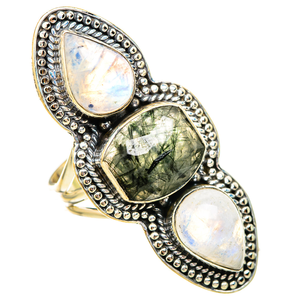 Tourmalinated Quartz Rings handcrafted by Ana Silver Co - RING116025 - Photo 2