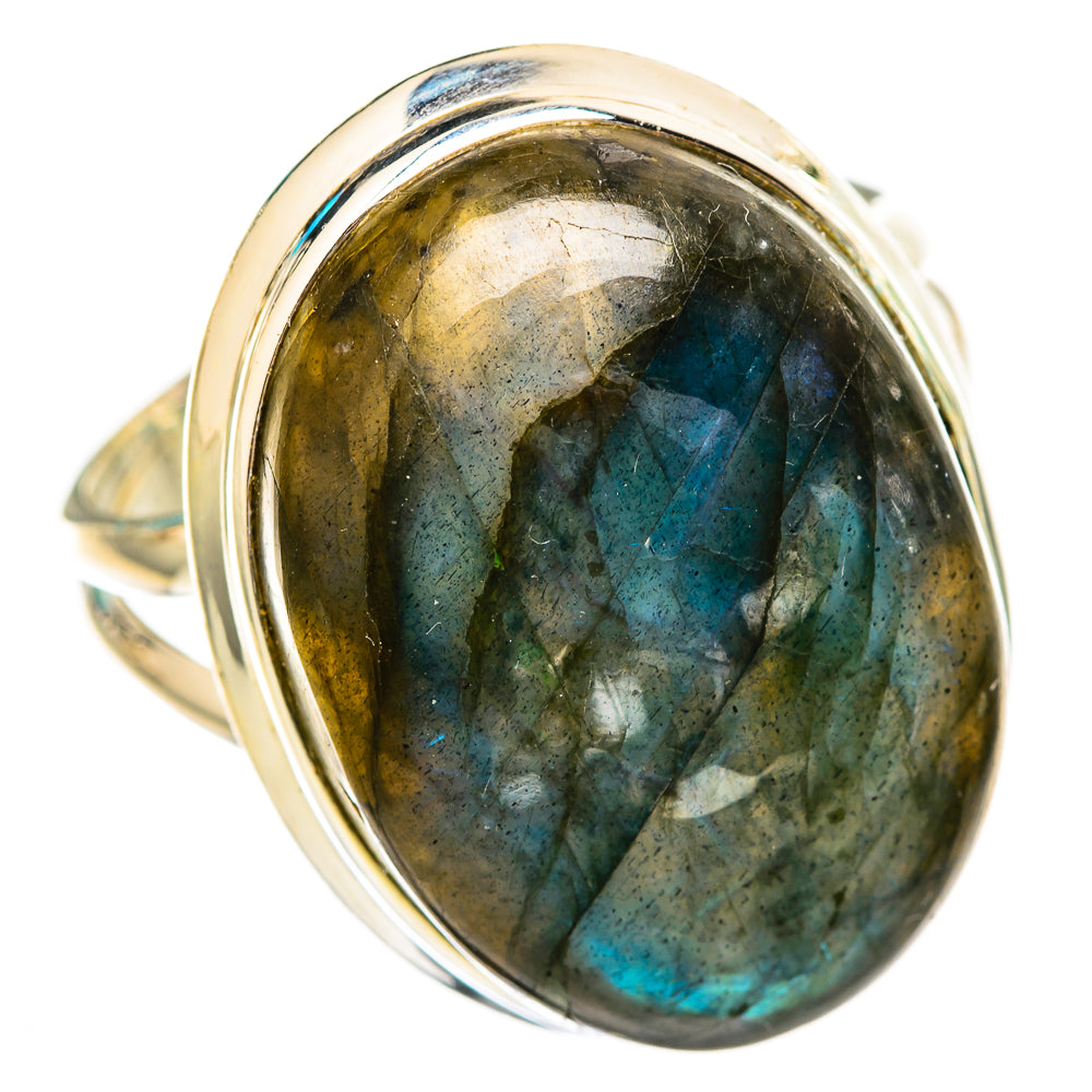 Labradorite Rings handcrafted by Ana Silver Co - RING116045 - Photo 2