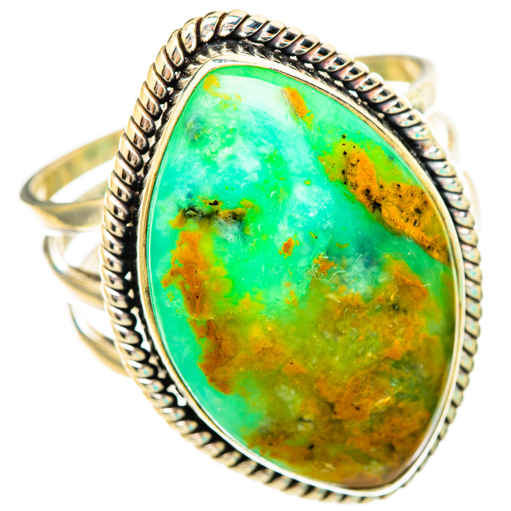 Peruvian Opal Rings handcrafted by Ana Silver Co - RING116111 - Photo 2