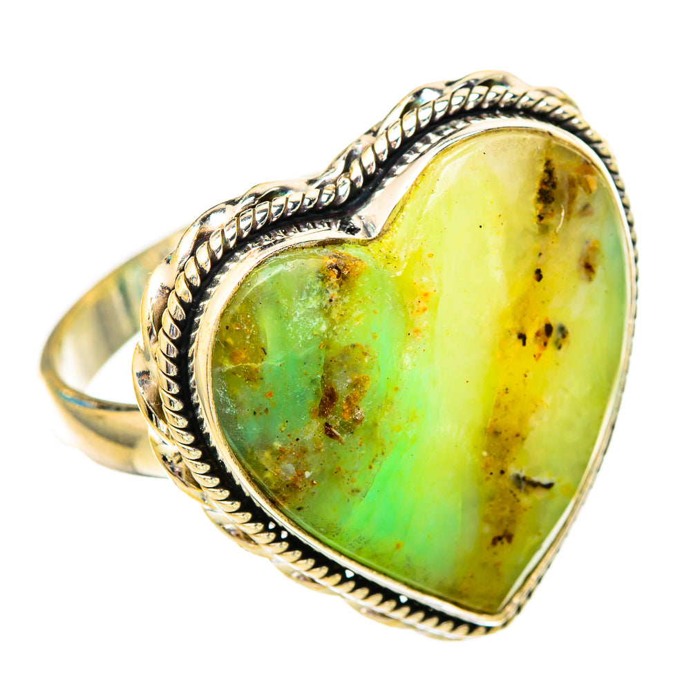 Peruvian Opal Rings handcrafted by Ana Silver Co - RING116150 - Photo 2