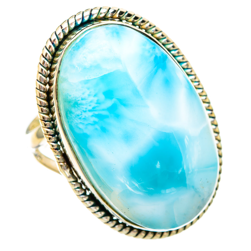 Larimar Rings handcrafted by Ana Silver Co - RING116162 - Photo 2