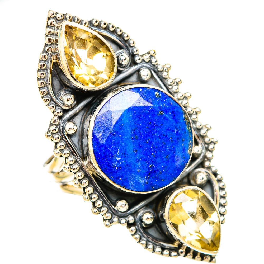Lapis Lazuli Rings handcrafted by Ana Silver Co - RING116168 - Photo 2