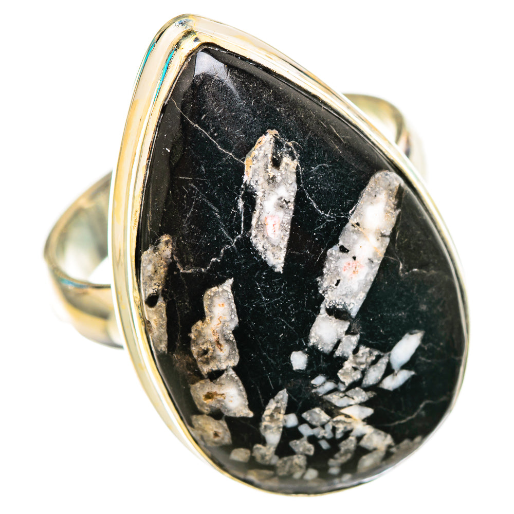 Chrysanthemum Stone Rings handcrafted by Ana Silver Co - RING116221 - Photo 2