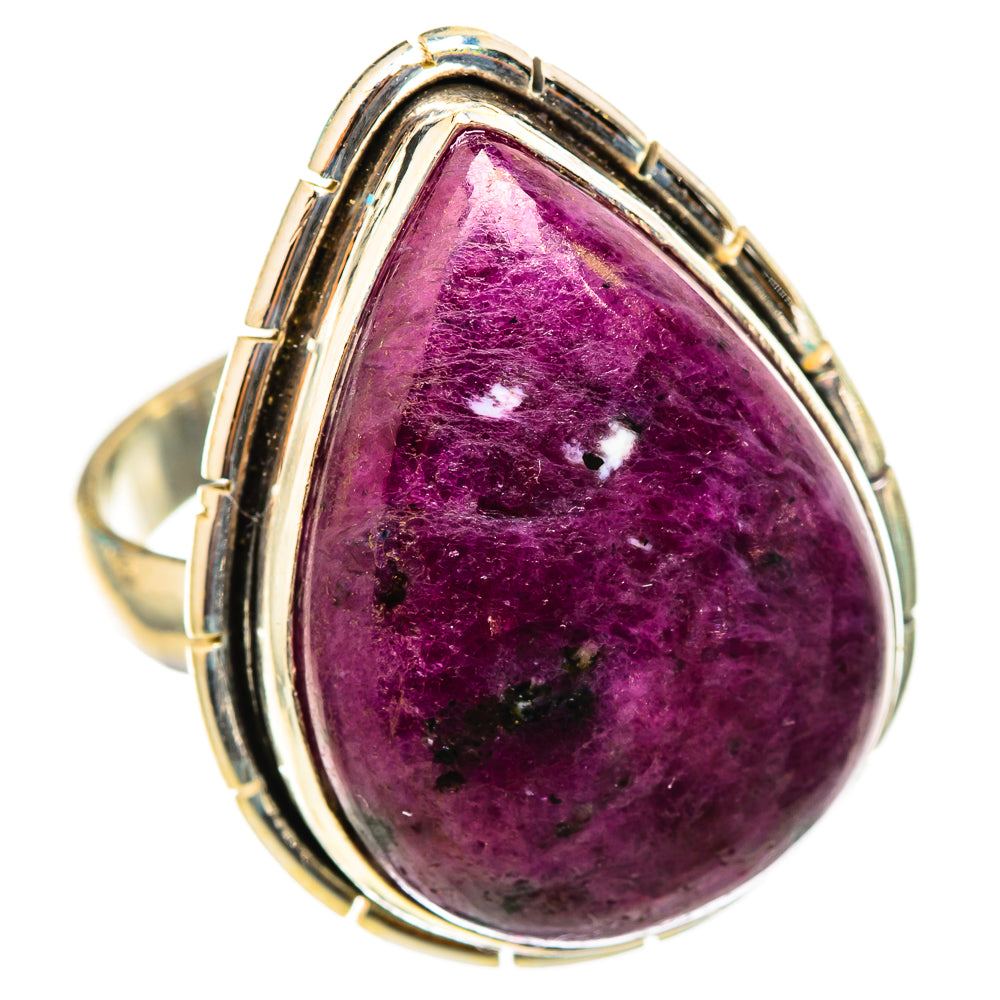 Ruby Fuchsite Rings handcrafted by Ana Silver Co - RING116239 - Photo 2