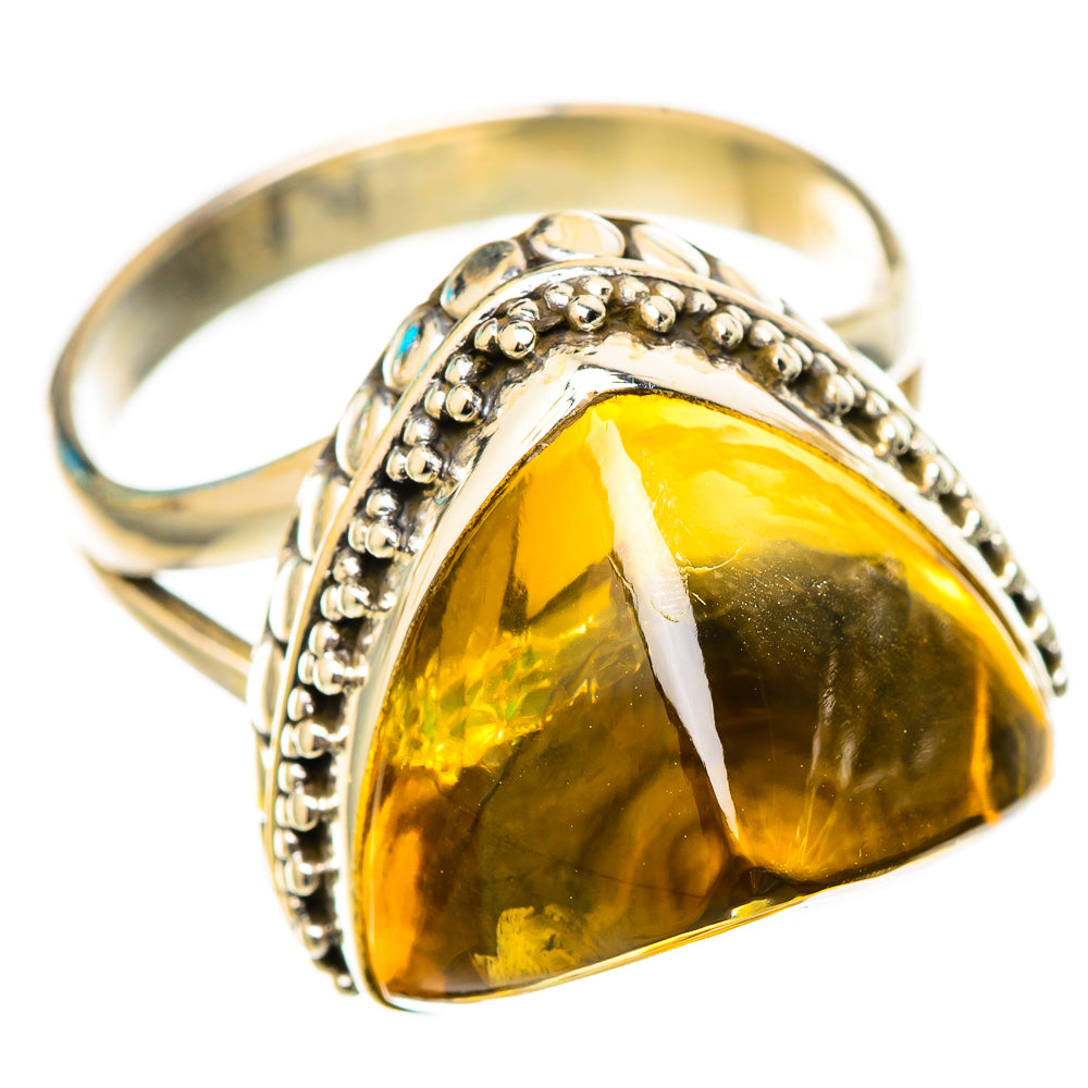 Citrine Rings handcrafted by Ana Silver Co - RING116265 - Photo 2