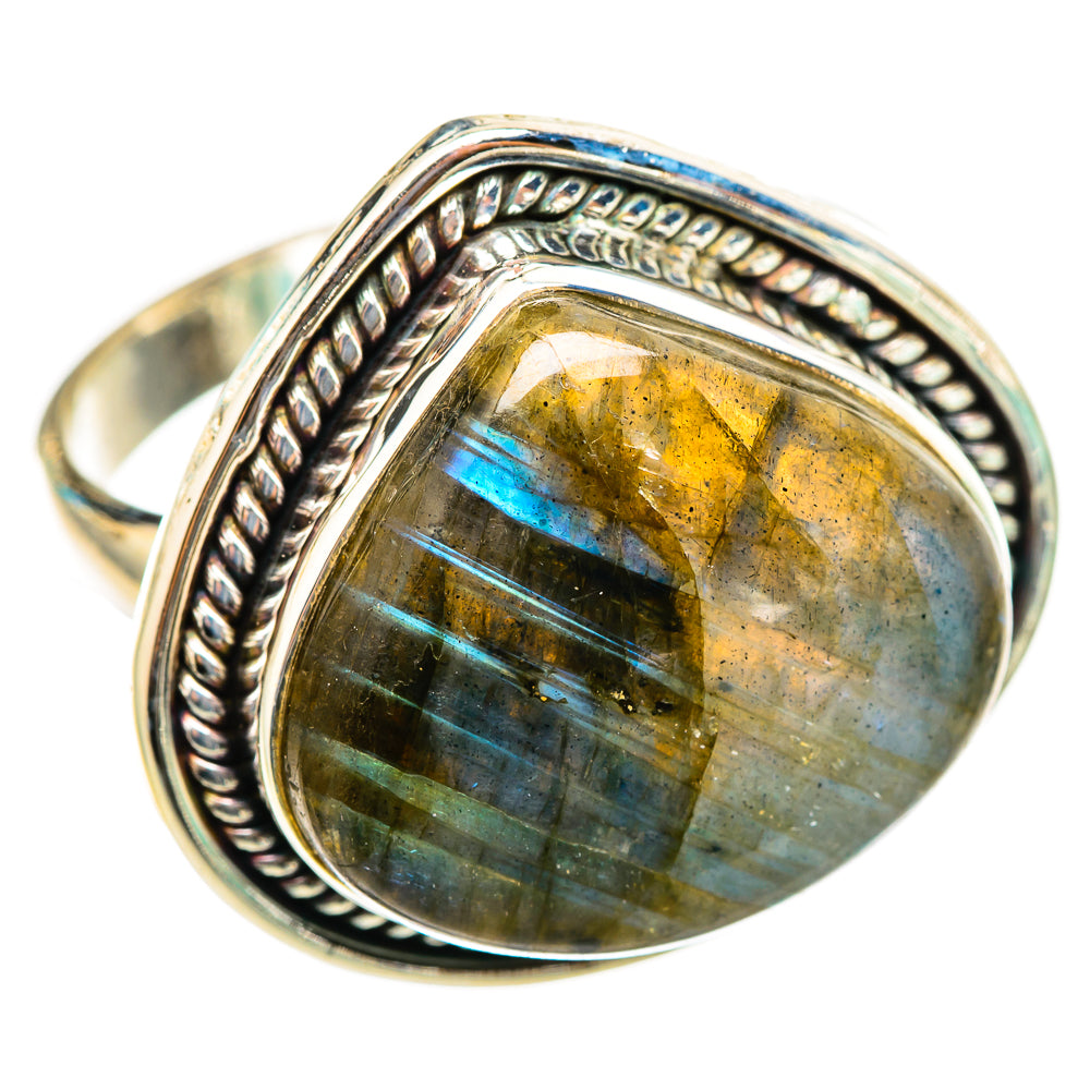 Labradorite Rings handcrafted by Ana Silver Co - RING116309 - Photo 2