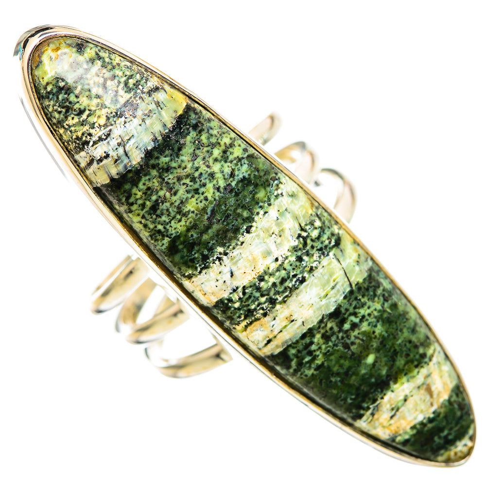 Green Aventurine Rings handcrafted by Ana Silver Co - RING116348 - Photo 2