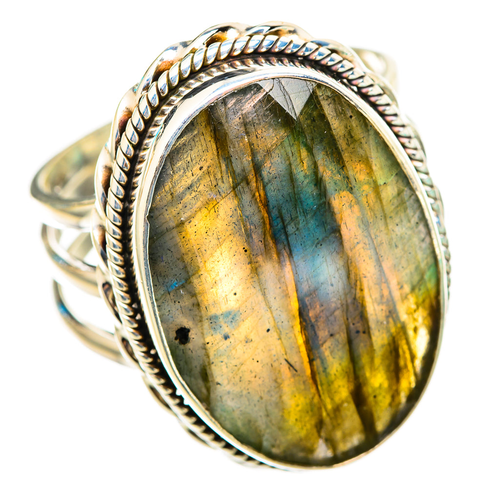 Labradorite Rings handcrafted by Ana Silver Co - RING116362 - Photo 2