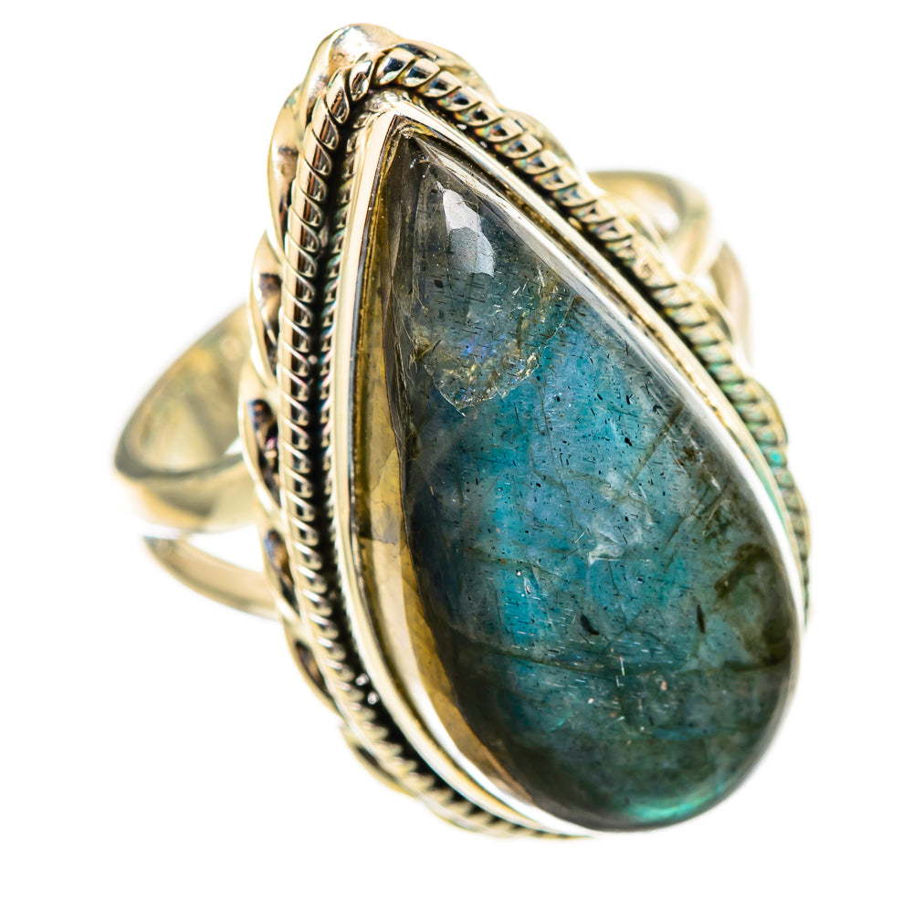Labradorite Rings handcrafted by Ana Silver Co - RING116372 - Photo 2