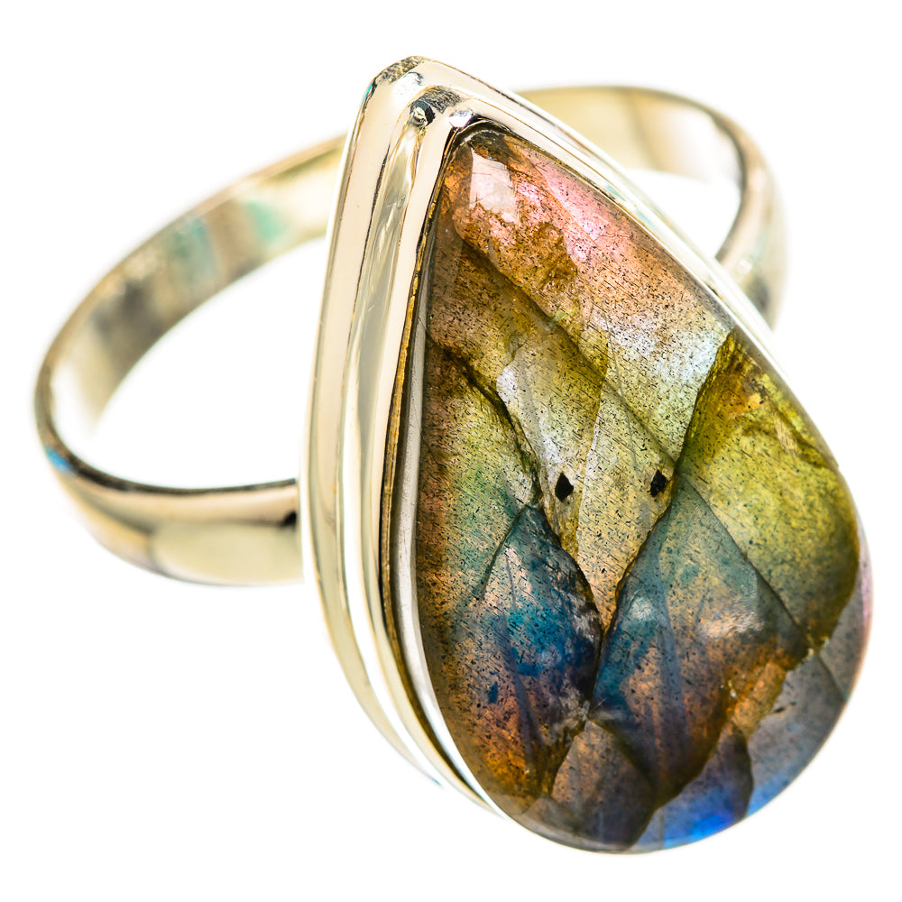 Labradorite Rings handcrafted by Ana Silver Co - RING116418 - Photo 2