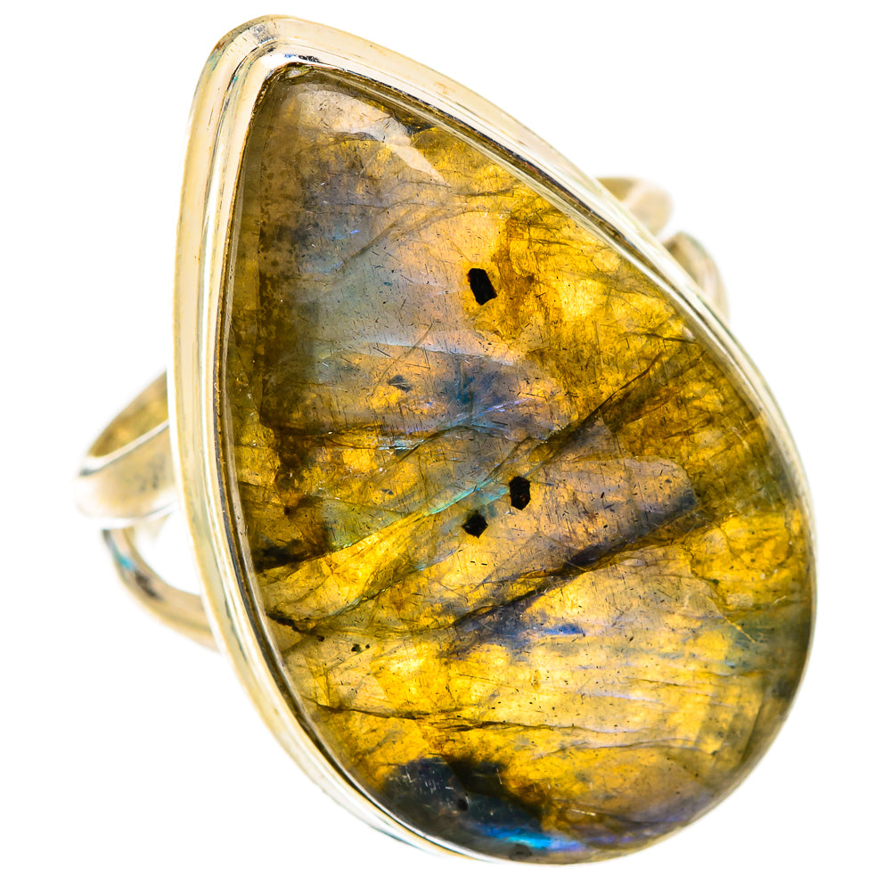 Labradorite Rings handcrafted by Ana Silver Co - RING116422 - Photo 2