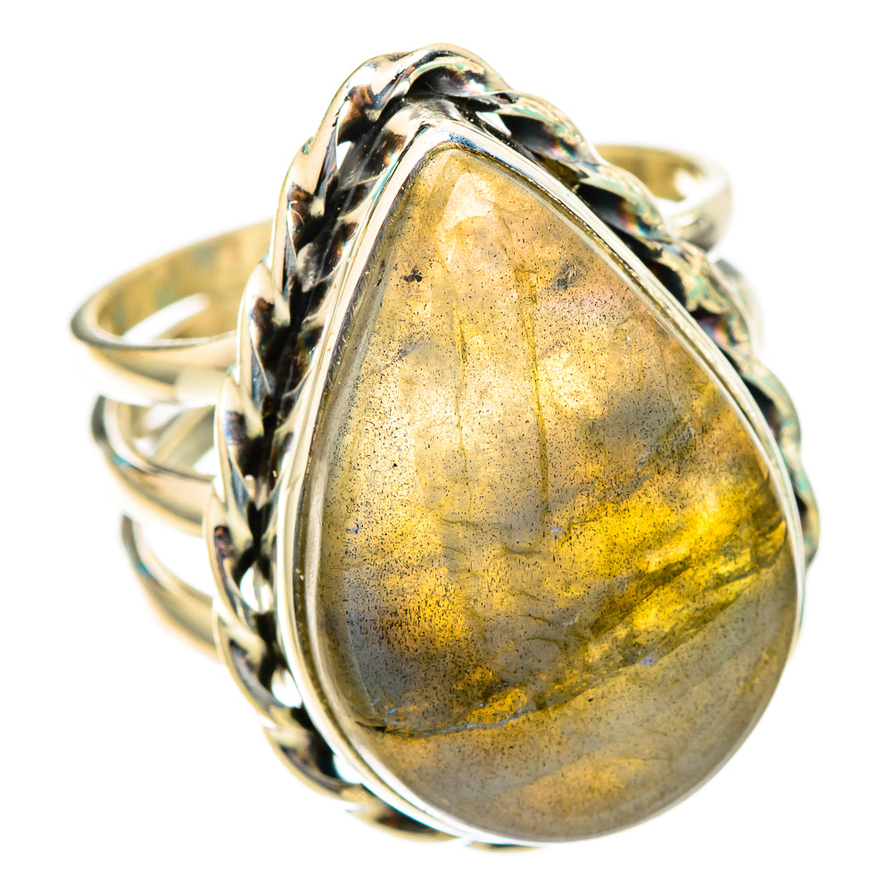 Labradorite Rings handcrafted by Ana Silver Co - RING116448 - Photo 2