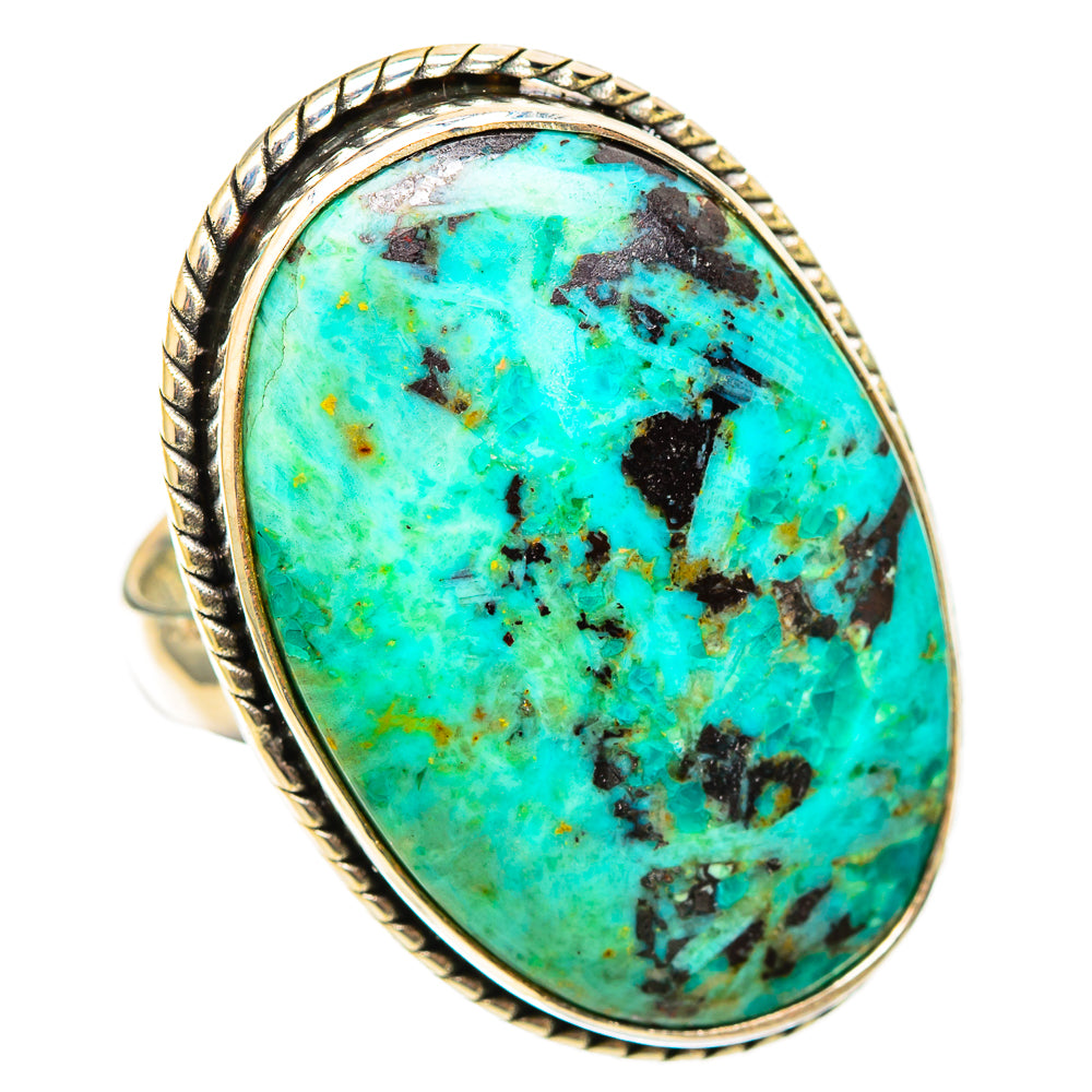 Shattuckite Rings handcrafted by Ana Silver Co - RING116450 - Photo 2