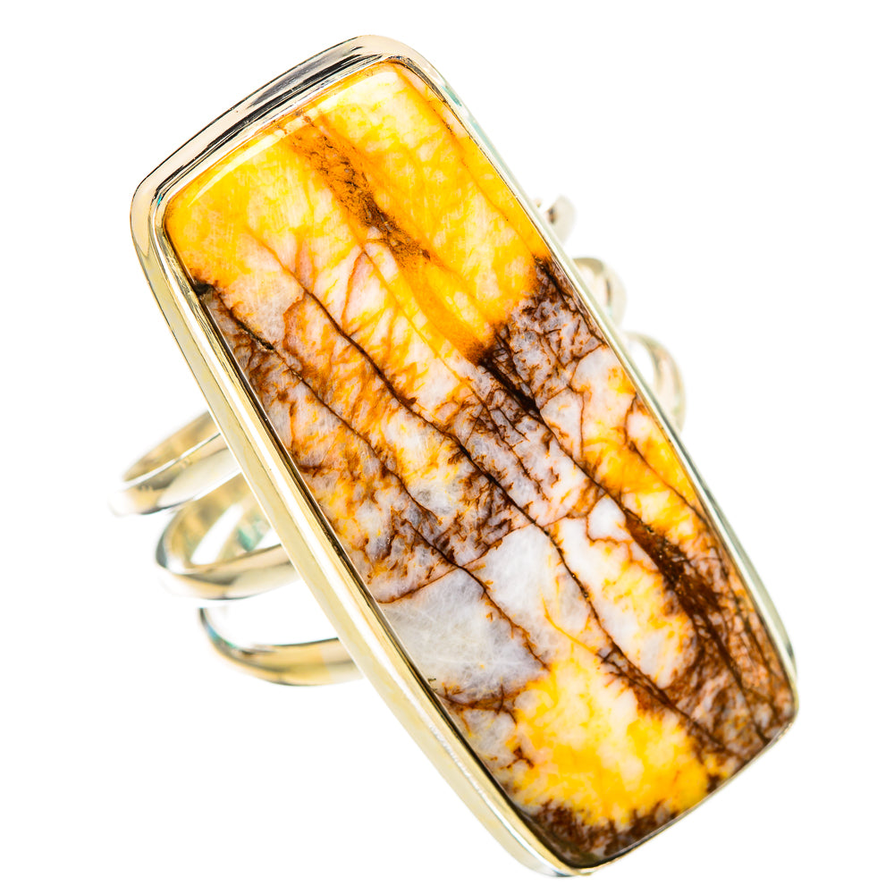 Brecciated Mookaite Rings handcrafted by Ana Silver Co - RING116462 - Photo 2