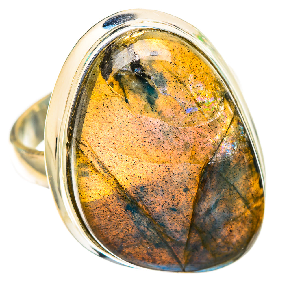 Labradorite Rings handcrafted by Ana Silver Co - RING116479 - Photo 2