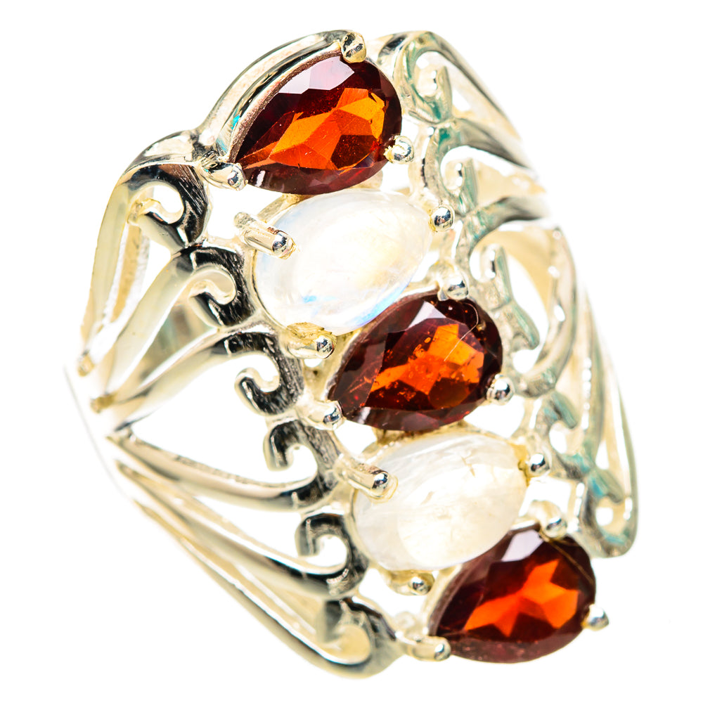 Garnet Rings handcrafted by Ana Silver Co - RING116519 - Photo 2
