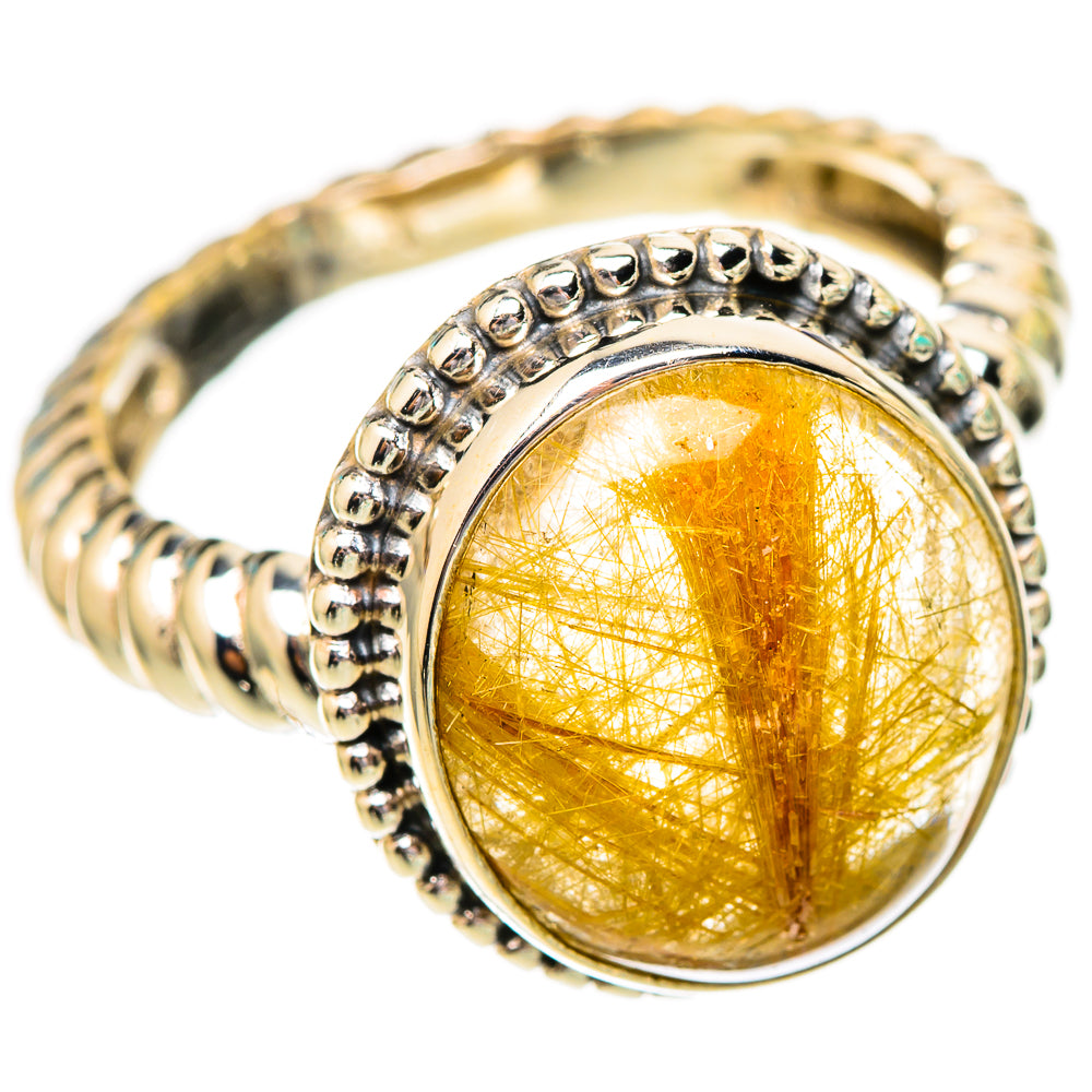 Rutilated Quartz Rings handcrafted by Ana Silver Co - RING116525 - Photo 2
