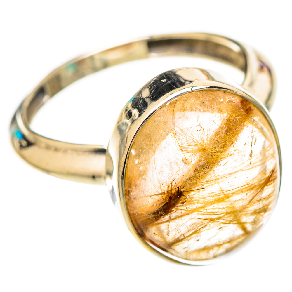 Rutilated Quartz Rings handcrafted by Ana Silver Co - RING116558 - Photo 2