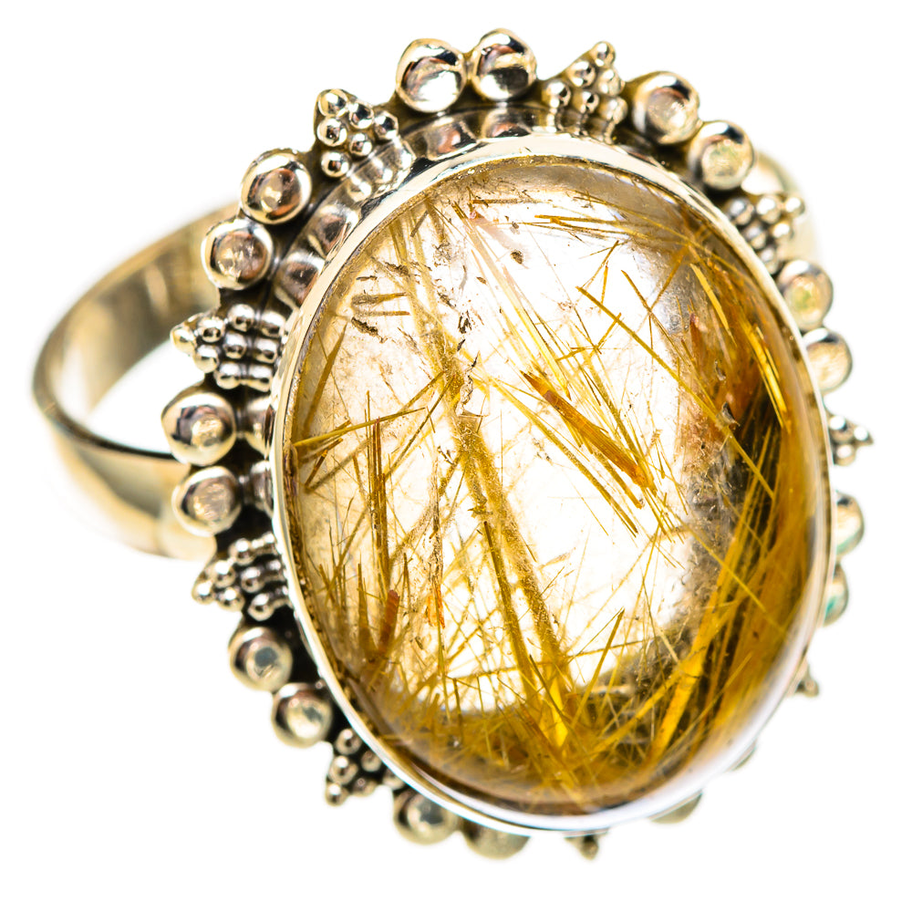 Rutilated Quartz Rings handcrafted by Ana Silver Co - RING116662 - Photo 2
