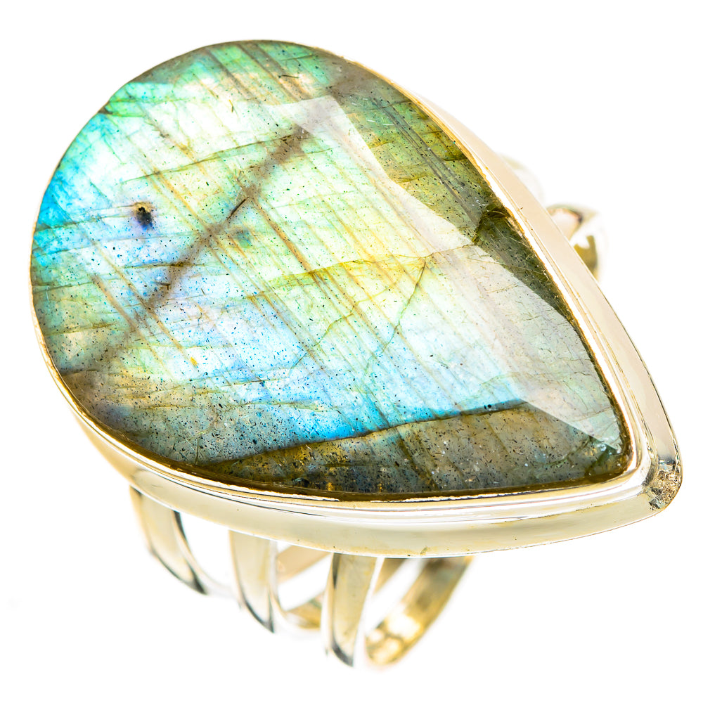 Labradorite Rings handcrafted by Ana Silver Co - RING116674 - Photo 2