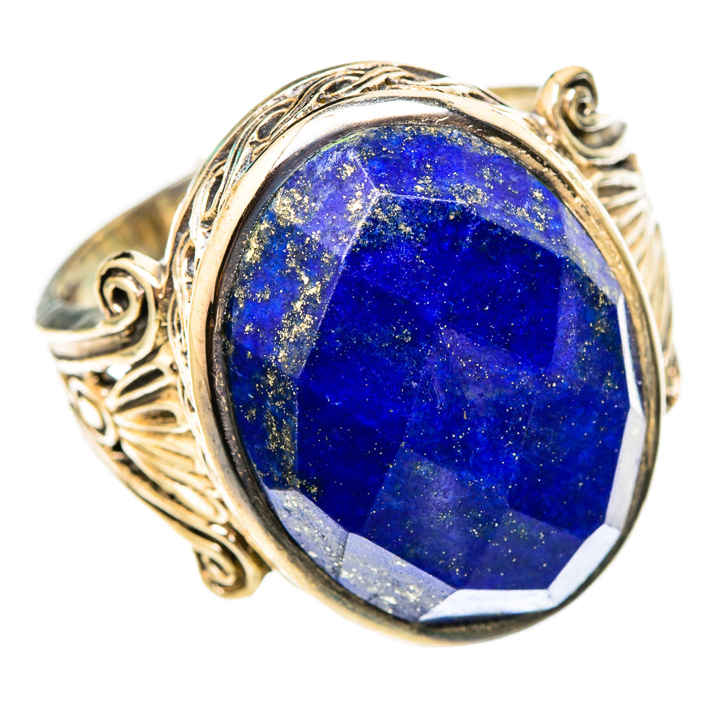 Lapis Lazuli Rings handcrafted by Ana Silver Co - RING116712 - Photo 2