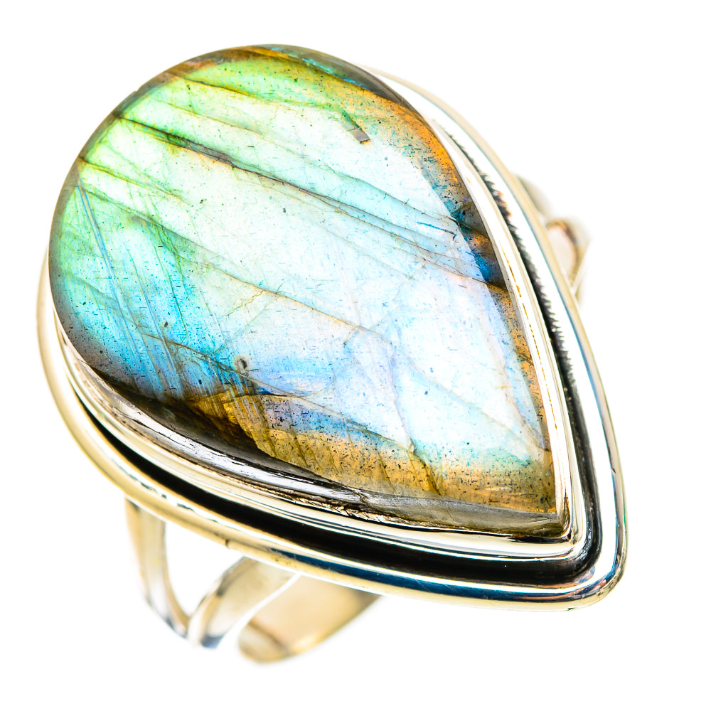 Labradorite Rings handcrafted by Ana Silver Co - RING116733 - Photo 2