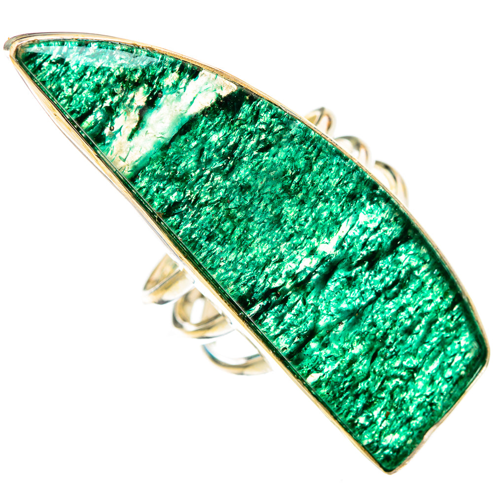 Green Aventurine Rings handcrafted by Ana Silver Co - RING116777 - Photo 2