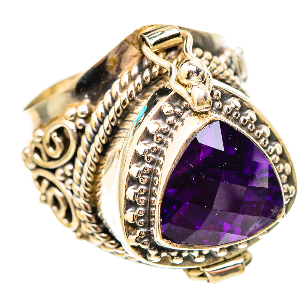 Amethyst Rings handcrafted by Ana Silver Co - RING116822 - Photo 2