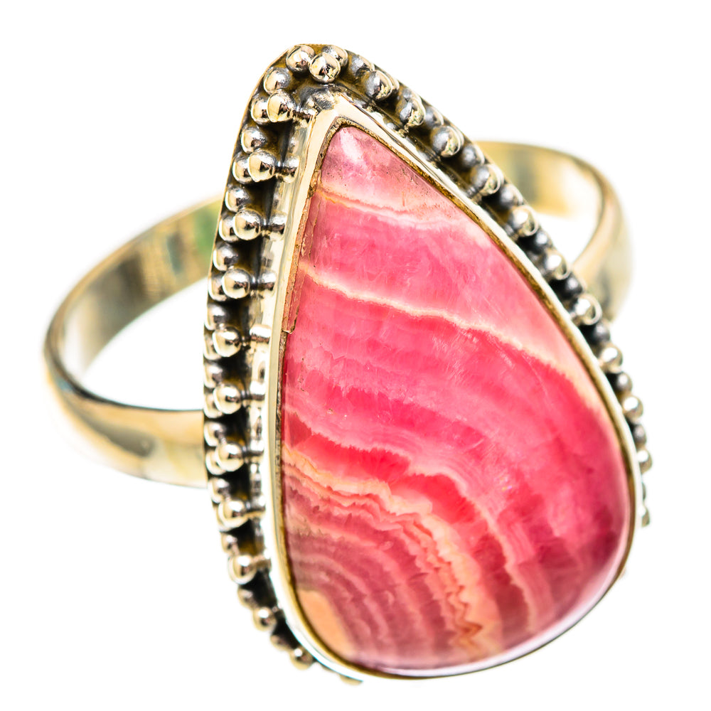Rhodochrosite Rings handcrafted by Ana Silver Co - RING116953 - Photo 2