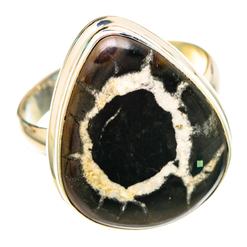 Septarian Geode Rings handcrafted by Ana Silver Co - RING116962 - Photo 2