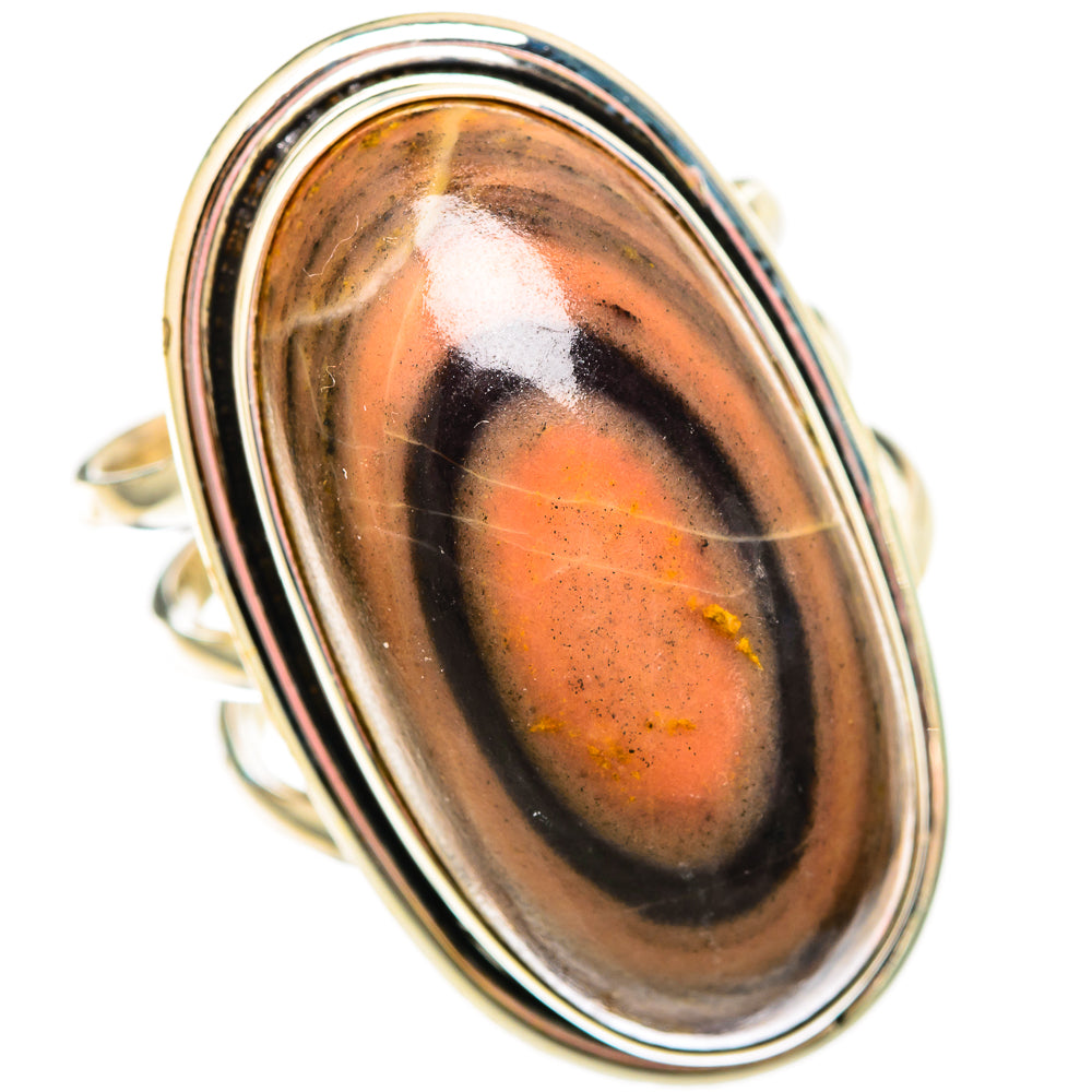 Imperial Jasper Rings handcrafted by Ana Silver Co - RING117024 - Photo 2
