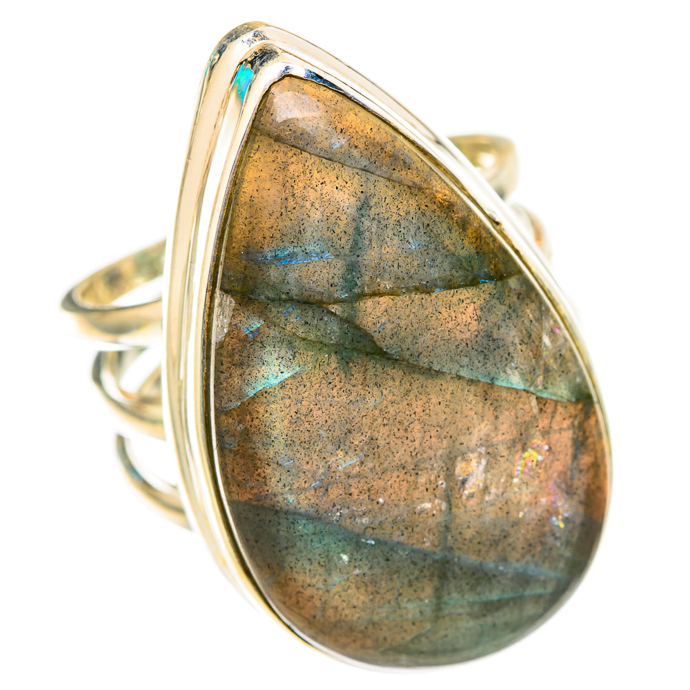 Labradorite Rings handcrafted by Ana Silver Co - RING117054 - Photo 2