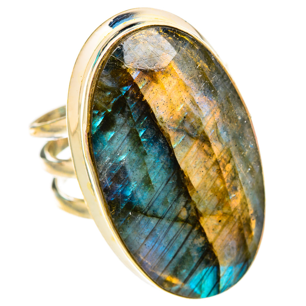 Labradorite Rings handcrafted by Ana Silver Co - RING117071 - Photo 2