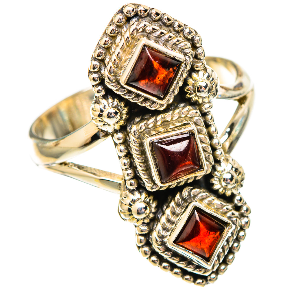 Garnet Rings handcrafted by Ana Silver Co - RING117186 - Photo 2