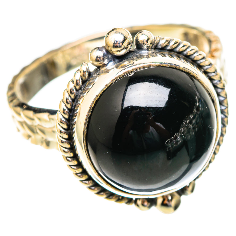 Black Onyx Rings handcrafted by Ana Silver Co - RING117193 - Photo 2