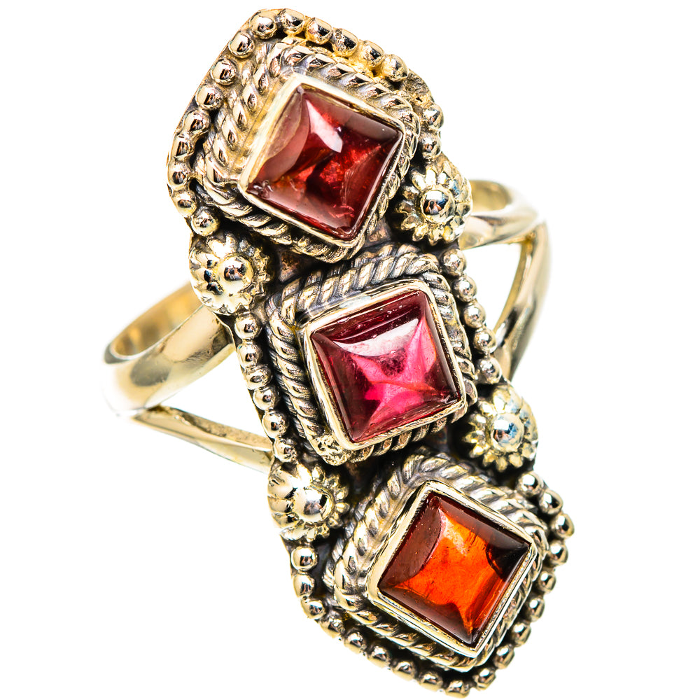 Garnet Rings handcrafted by Ana Silver Co - RING117213 - Photo 2