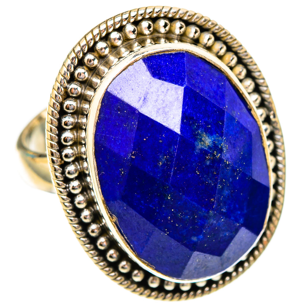 Lapis Lazuli Rings handcrafted by Ana Silver Co - RING117232 - Photo 2