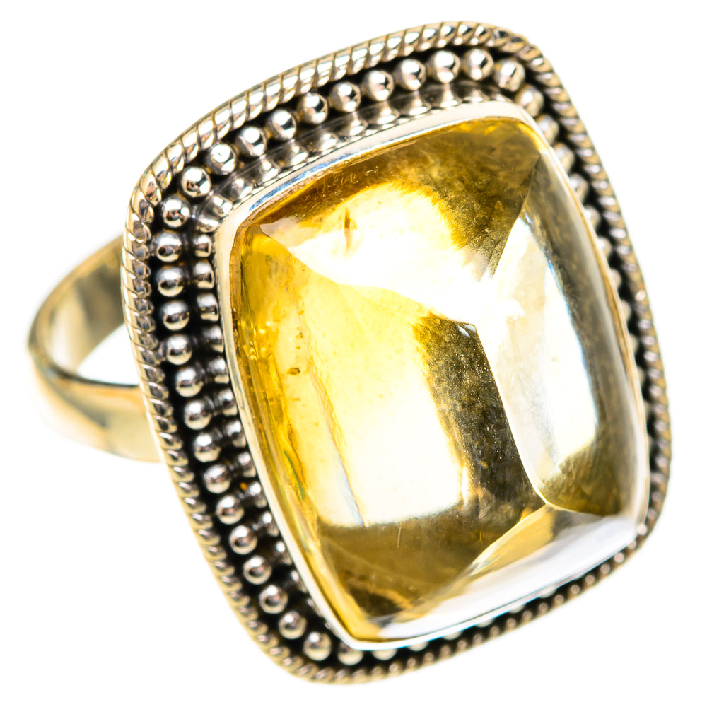 Citrine Rings handcrafted by Ana Silver Co - RING117239 - Photo 2