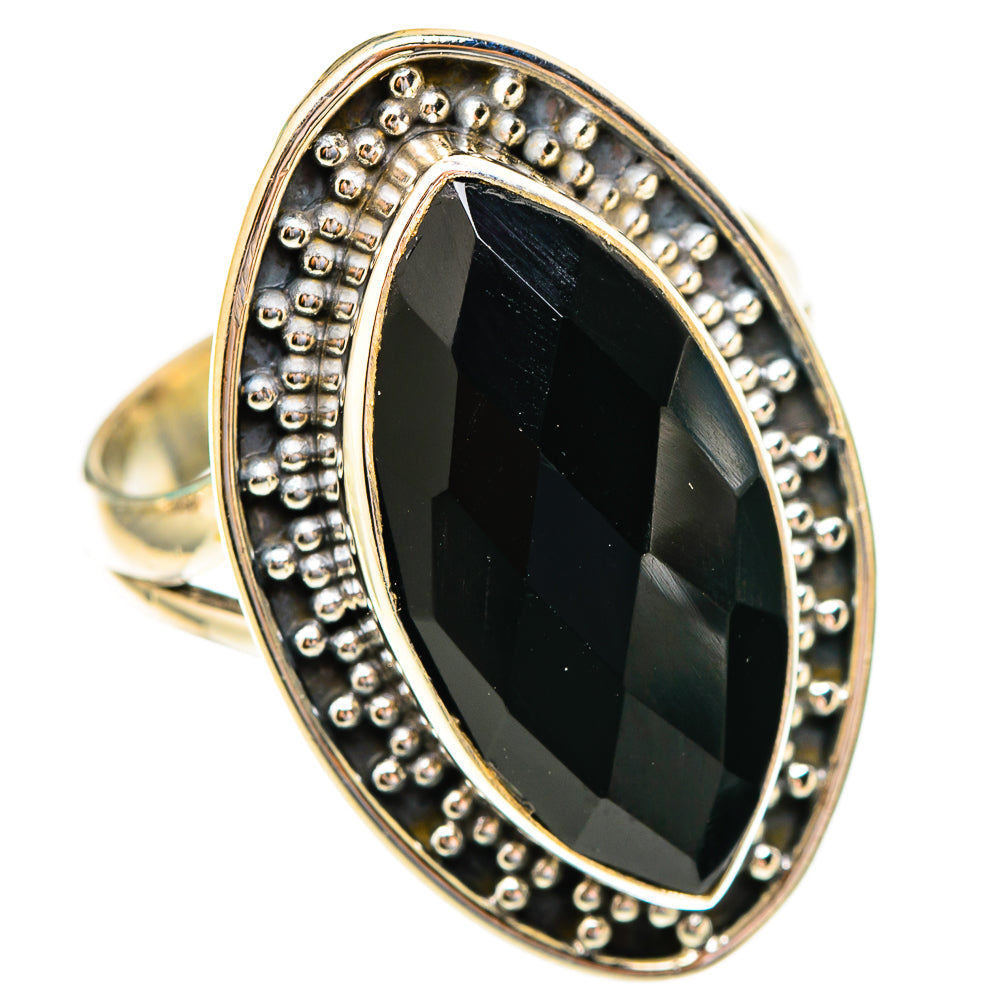 Black Onyx Rings handcrafted by Ana Silver Co - RING117248 - Photo 2