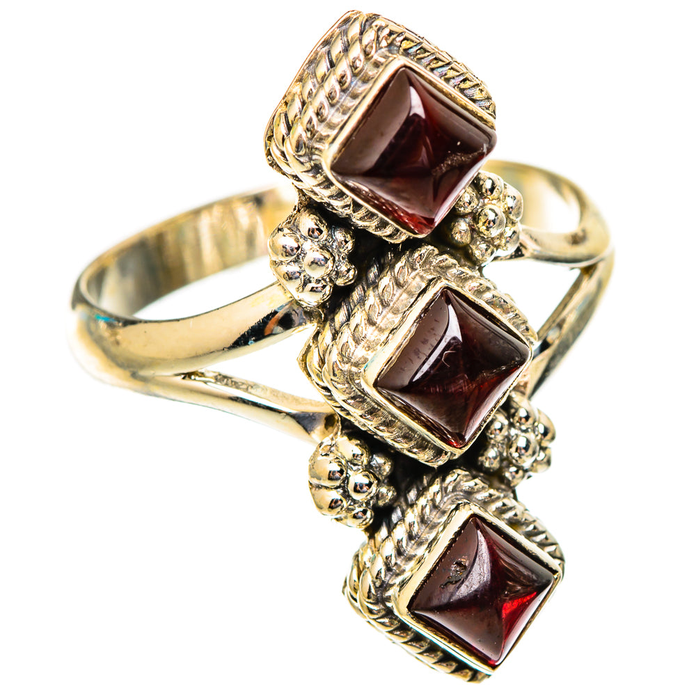 Garnet Rings handcrafted by Ana Silver Co - RING117268 - Photo 2